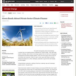 Green Bonds Attract Private Sector Climate Finance