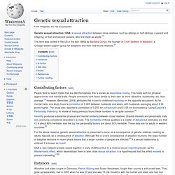 Genetic sexual attraction