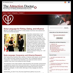 The Attraction Doctor » Body Language for Flirting, Dating, and Influence