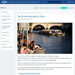 Top 20 free attractions in Paris