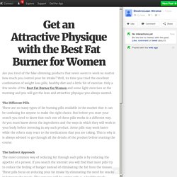 Get an Attractive Physique with the Best Fat Burner for Women
