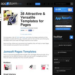 38 Attractive & Versatile Templates for Pages