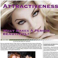 What makes us attractive? What is beauty?: Viewzone