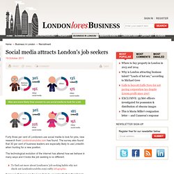 Social media attracts London's job seekers