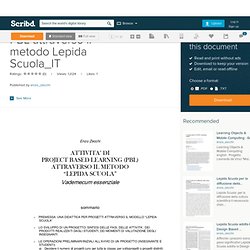 PBL attraverso il metodo Lepida Scuola_IT