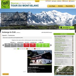 Auberge le Crêt - LES HOUCHES - Refuge - Tour du Mont-Blanc