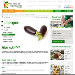 L’aubergine : préparer, cuire, associer, cuisiner - Interfel