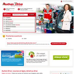 Courses en ligne Auchan Drive Laxou : achat sur internet, retrait au drive