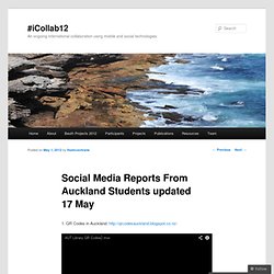 Social Media Report From Auckland Students updated