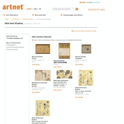Past Auction Results for Hon'ami Koetsu Art – Hon'ami Koetsu on artnet