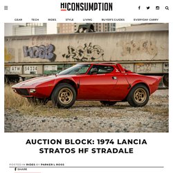 Auction Block: 1974 Lancia Stratos HF Stradale