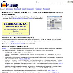 Editor e registratore audio libero