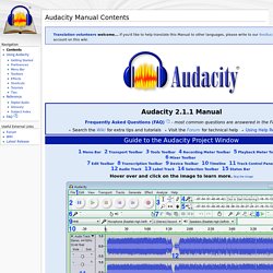 Audacity Manual