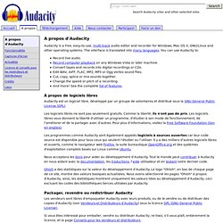 audacity le must have audacity is a free easy to use multi track audio ...