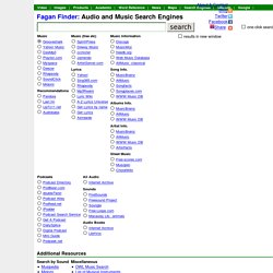 Audio and Music Search Engines