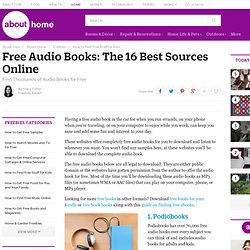 Free Audio Books: The 16 Best Sources Online