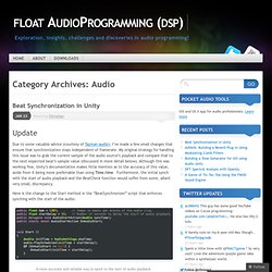 float AudioProgramming (dsp)