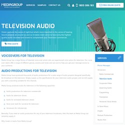 Audio Productions for Television