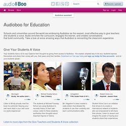Audioboo for Education
