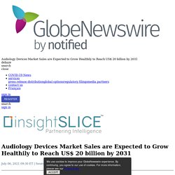 Audiology Devices Market Sales are Expected to Grow