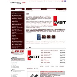 WBT - AudioSpares - Audio Spares, Parts, Cables, Studio Spares,...
