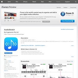 AudioStretch on the App Store on iTunes