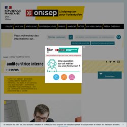 auditeur / auditrice interne - Onisep
