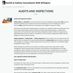 Audits and Inspections Sydney
