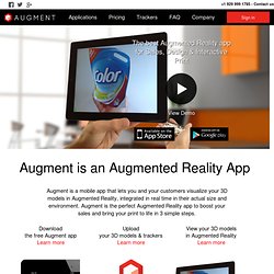 Visualize 3D Models in Augmented Reality