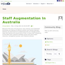 Staff Augmentation in Australia - Infusai