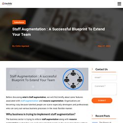 Staff augmentation: A successful model to extend your team