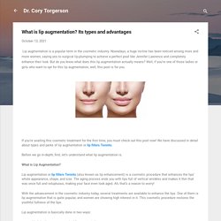 What is lip augmentation? Its types and advantages
