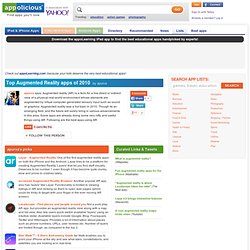 Best iPhone Apps: Top Augmented Reality apps of 2010 by apurva