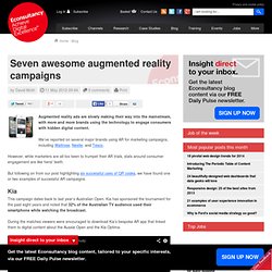 Seven awesome augmented reality campaigns