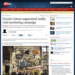 Toyota’s latest augmented reality viral marketing campaign
