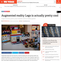 Augmented reality Lego is actually pretty cool
