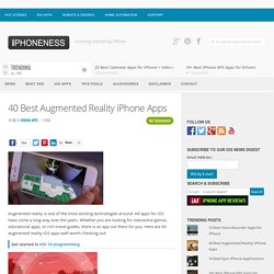 40 Best Augmented Reality iPhone Applications