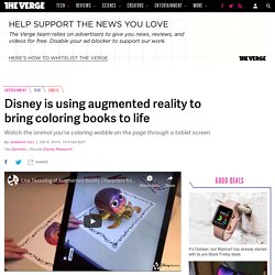 Disney is using augmented reality to bring coloring books to life