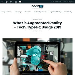 What is Augmented Reality – Tech, Types & Usage 2019 - EvolveAR