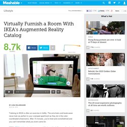 Augmented Reality Catalog Places IKEA Furniture in Your Home
