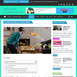 augmented reality ar in gaming - 2020 Update