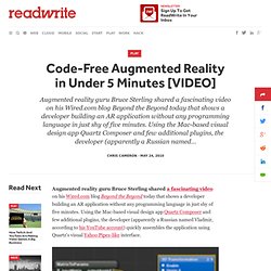 Code-Free Augmented Reality in Under 5 Minutes [VIDEO]