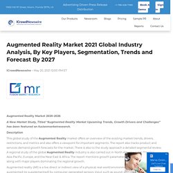 Augmented Reality Market 2021 Global Industry Analysis, By Key Players, Segmentation, Trends and Forecast By 2027