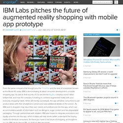 IBM Labs pitches the future of augmented reality shopping with mobile app prototype