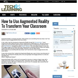 How to Use Augmented Reality To Transform Your Classroom