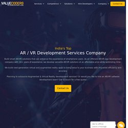 Top Augmented & Virtual Reality App Development Company India