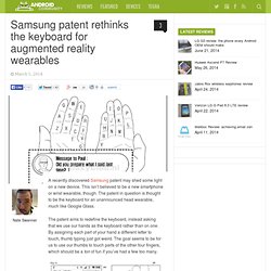 Samsung patent rethinks the keyboard for augmented reality wearables