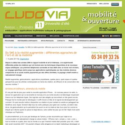 Du SMS à la réalité augmentée : différentes approches de l’art et de la mobilité