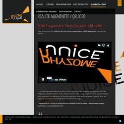 Réalité augmentée Marketing interactif mobile - PACA VAR Toulon