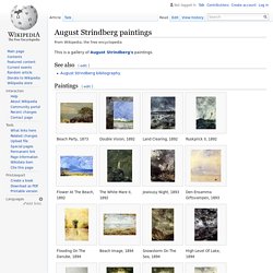 August Strindberg paintings
